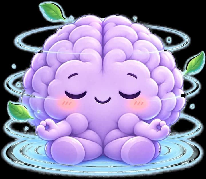 MindPet mascot meditating calmly